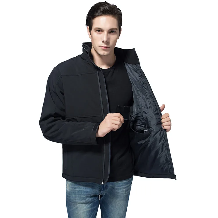 

high quality Waterproof Washable Winter Li-Ion Battery Polyester Fiber Neck And Back Heated Jacket