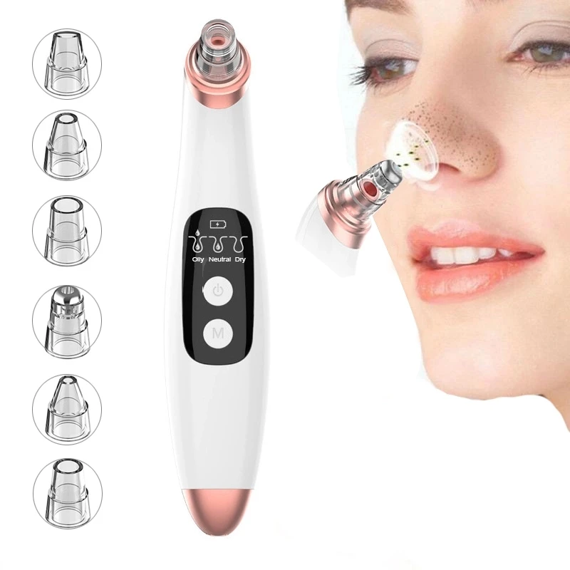 

2021 Professional Electric Visual Wifi Face Nose Pore Cleaner Blackhead Remover Vacuum with Camera