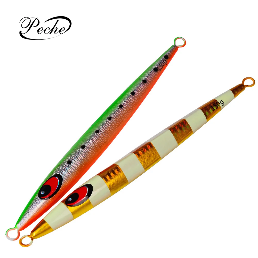 

OEM Isca Artificial Vertical Jigging Lures Slow Pitch Jigs Lure Luminous Casting Bait Leurre De Peche Fishing Lure Saltwater, 5 colors