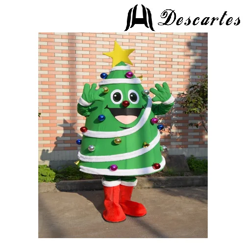 

Free shipping ! Unisex festival dress adult Christmas tree mascot costume for Christmas