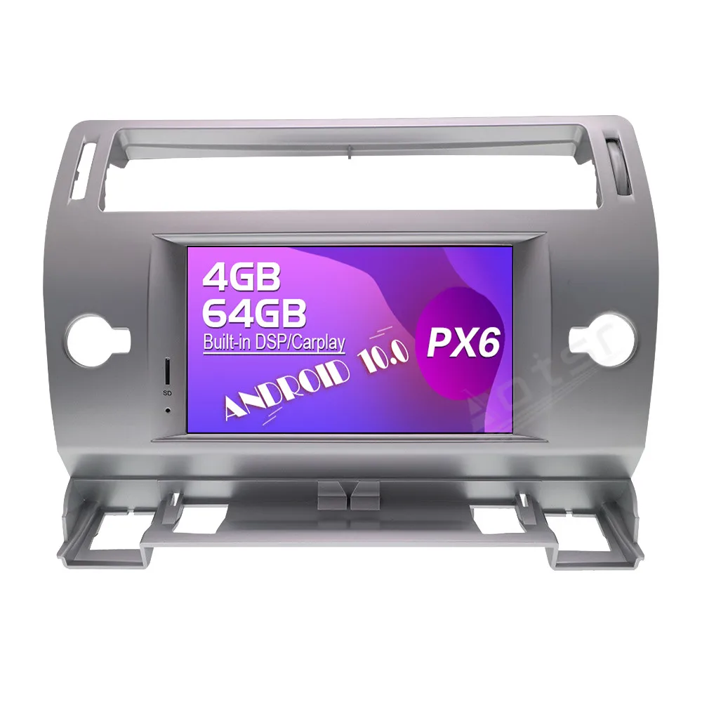 

64G Android Touch Screen Car Video Radio Stereos DVD Player Multimedia For Citroen C4 Quatre Triumph 2004-2012 GPS Navigation
