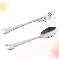 

Creative DIY Tools Wrenchware Cutlery Wrench Shape Handle Flatware Fork and Spoon Set,Stainless steel Anti-scalding tableware