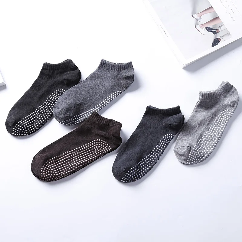 

Dispensing Yoga socks polyester cotton anti slip cross border men's boat socks early education men's anti slip sports socks, Colors