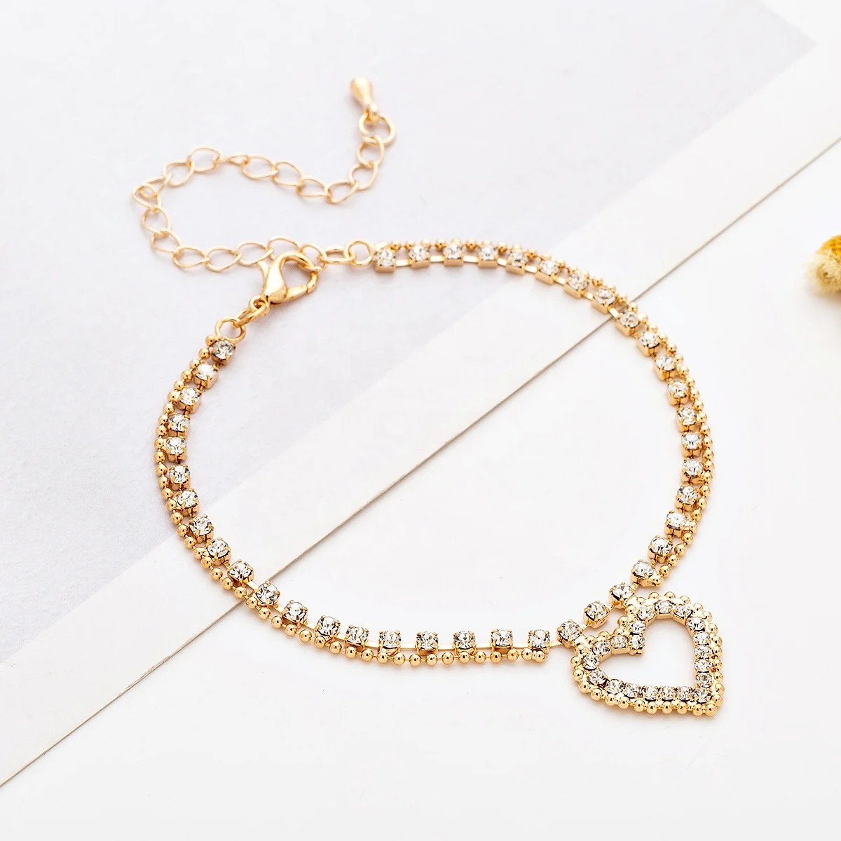 

18k Gold Plated 4mm Figaro Chain Initial Anklet for Women Fashion Ankle Bracelet with Letter Alphabet women girls Bracelet