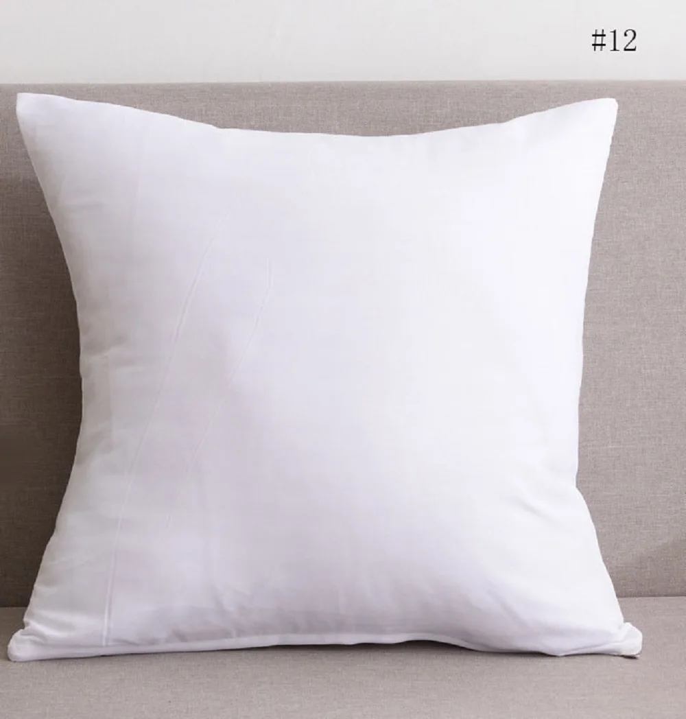 Drop Shipping Pillow Cover Sofa Seat Car Solid Candy Color Pillowcase Cheap Polyester Pillow