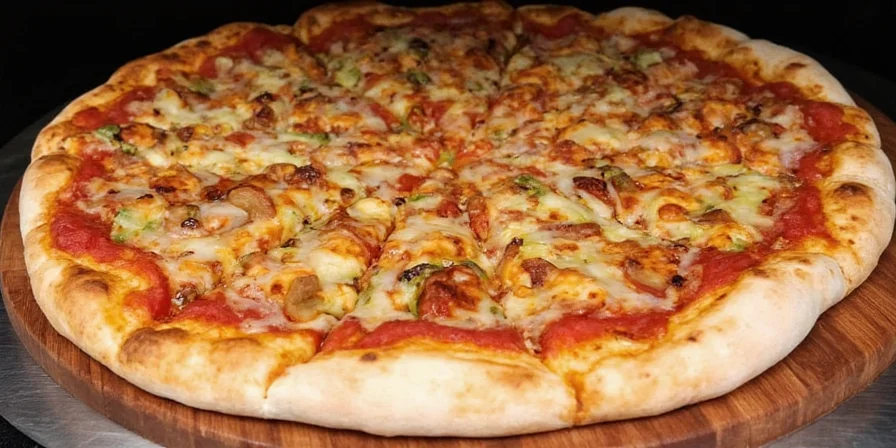 Final Oaxaca pizza ready to serve