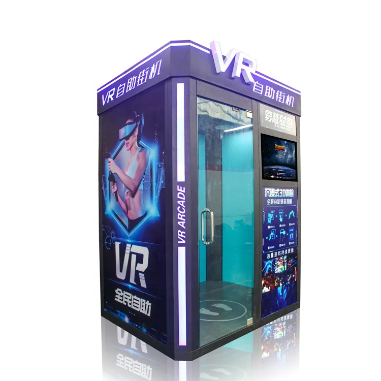 

Coin Operated VR Gaming Virtual Reality Self Operating Unattended VR Arcade with Room