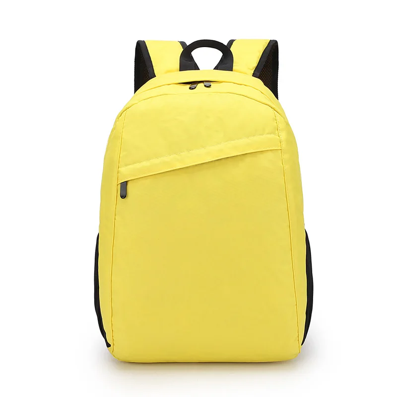 

Factory wholesale custom logo solid color leisure fashion school students waterproof backpack school bag For Girls Boy Teenagers, Customized color