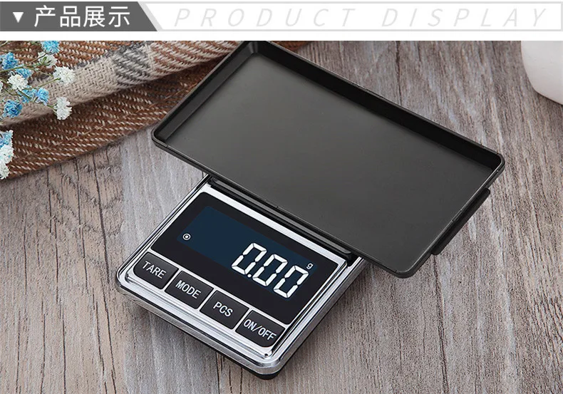 0.01g-200g_LCD Digital Electronic Balance Jewelry Kitchen Scale Gold Food_Weight 