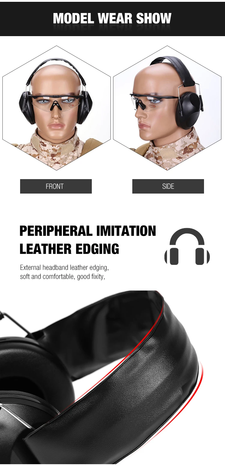 Noise Canceling Tactical Shooting Headset Anti Noise Sport Hunting