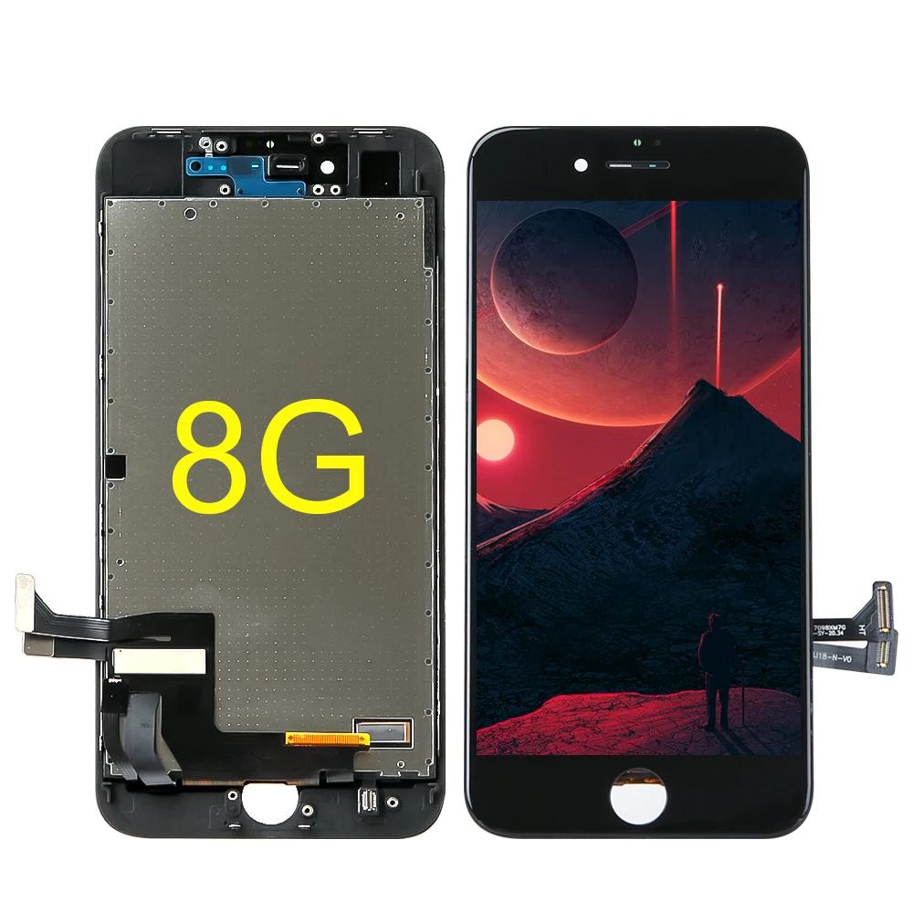 

OEM Electronic Components Mobile Phone 6 Plus Black Spare Part Telephone Lcd For Iphone