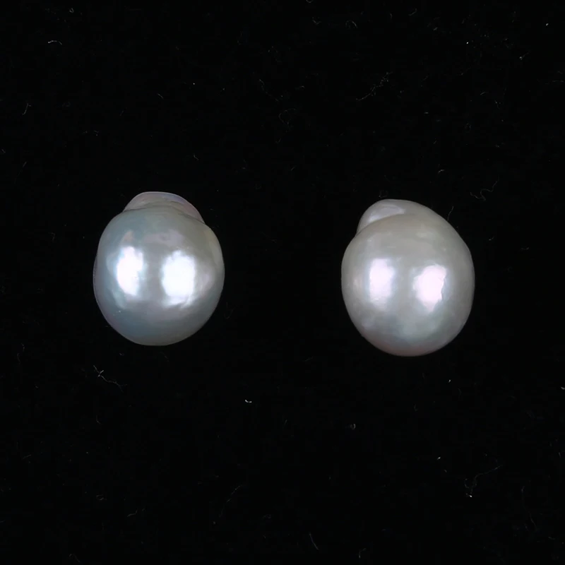 

10X13 mm baroque edison loose pearls in pair for jewelry making