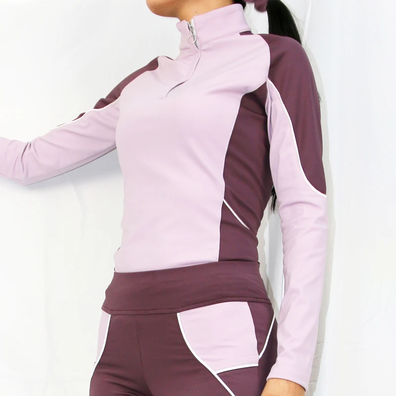 

Wholesale Women Equestrian Riding Shirt Breathable Long Sleeve Cloth Ladies Fitness Tops Skin-friendly