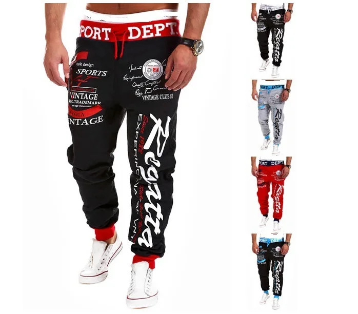 

Wholesale Sweatpants Streetwear Trouser Print Loose Hip Hop Pants Joggers Fashion Long Pants For Men