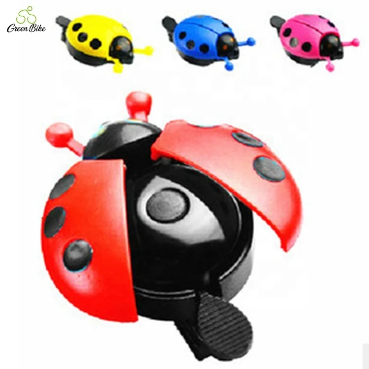 

wholesale plastic Bicycle animal ladybug bells for child mountain bike bells kids bike bell, Red/yellow/pink