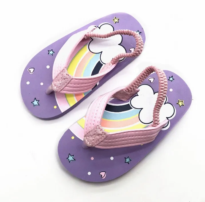 

New Portable Flip-Flops For Travelling Children Flip-Flops For Boys And Girls Baby Beach Sandals