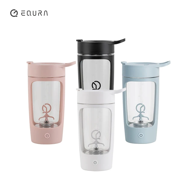 

EQURA hand shake cup digital protein shaker mixer portable blenders water bottle