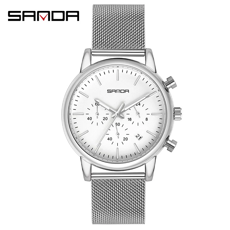 

Leather watch Man quartz stainless steel watches sport water resistant luxury Quartz Watches Men Wrist
