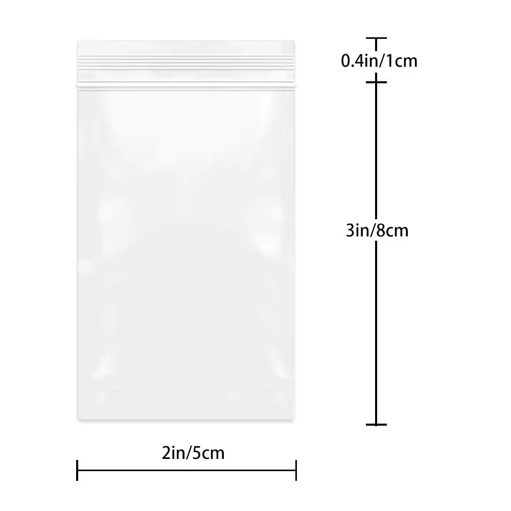 Food Grade Zip Lock Bag Biodegradable Clear Transparent Plastic Bags