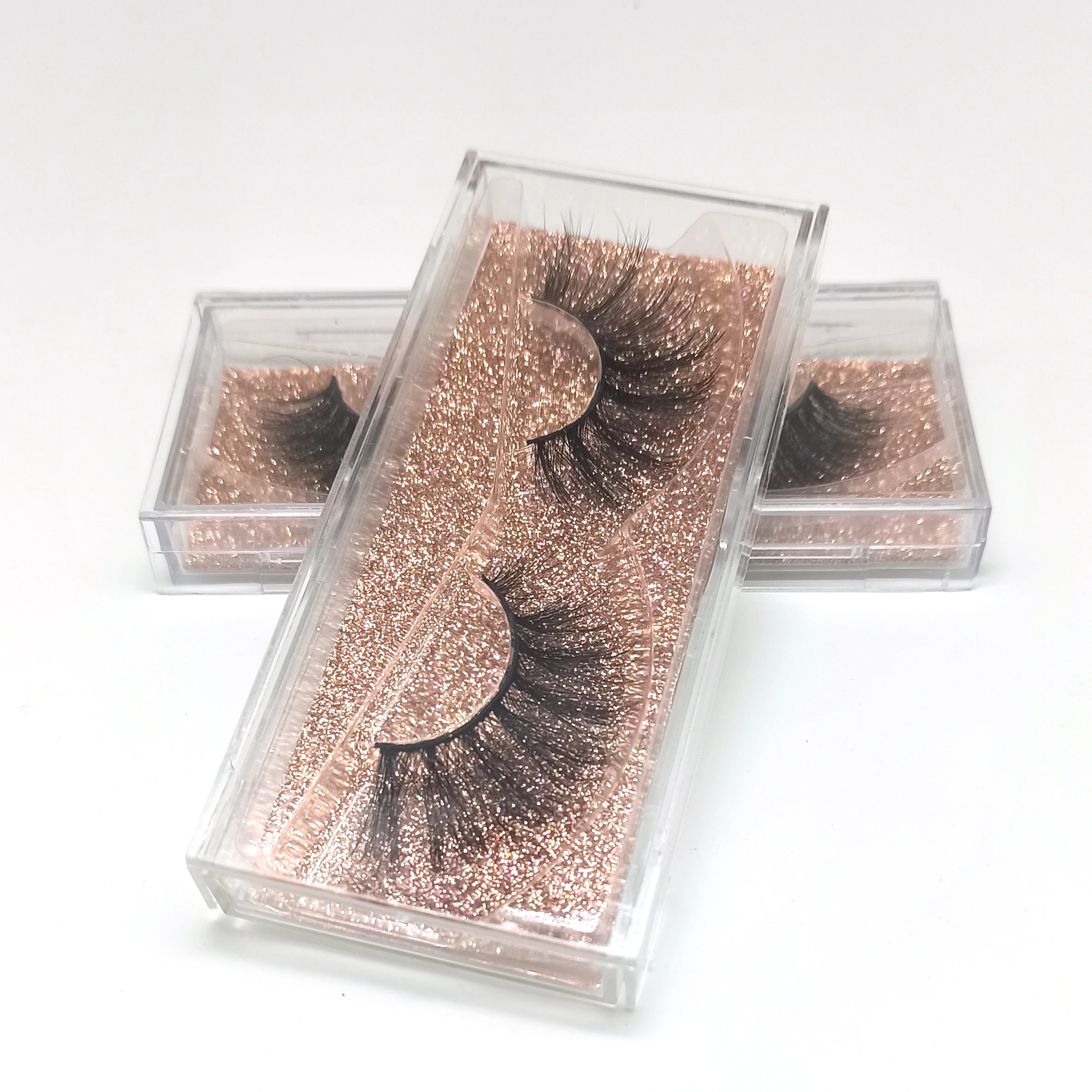 

Muting Hand Made 3D Lash Strips Custom Logo Eyelash Packaging Wholesale Faux Mink Eyelash Faux Lashes, Natural black