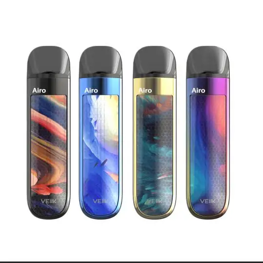 

Factory directly supply cigarette electronique veiik ario kits 3D glass update version 500mAh battery pod electronic cigarette