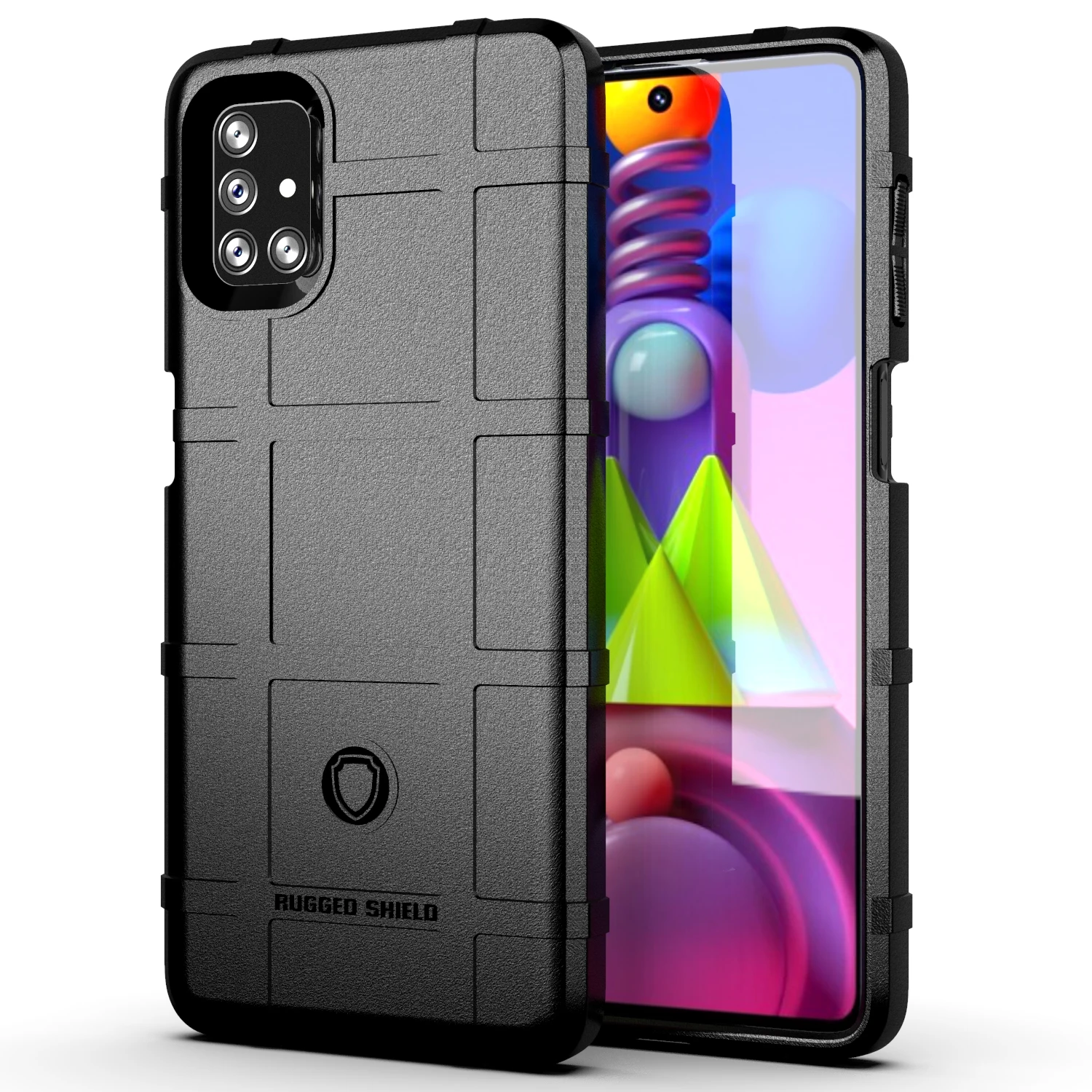 

shockproof tpu mobile phone case for Samsung Galaxy m51 back covers, 4 colors