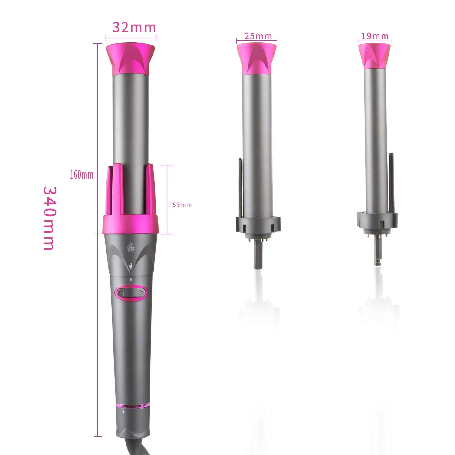 

Traveling USB Rechargeable Cordless Automatic Hair Curlers Ceramic Infrared Heating Rotating Curling Irons 19MM 29MM 32MM