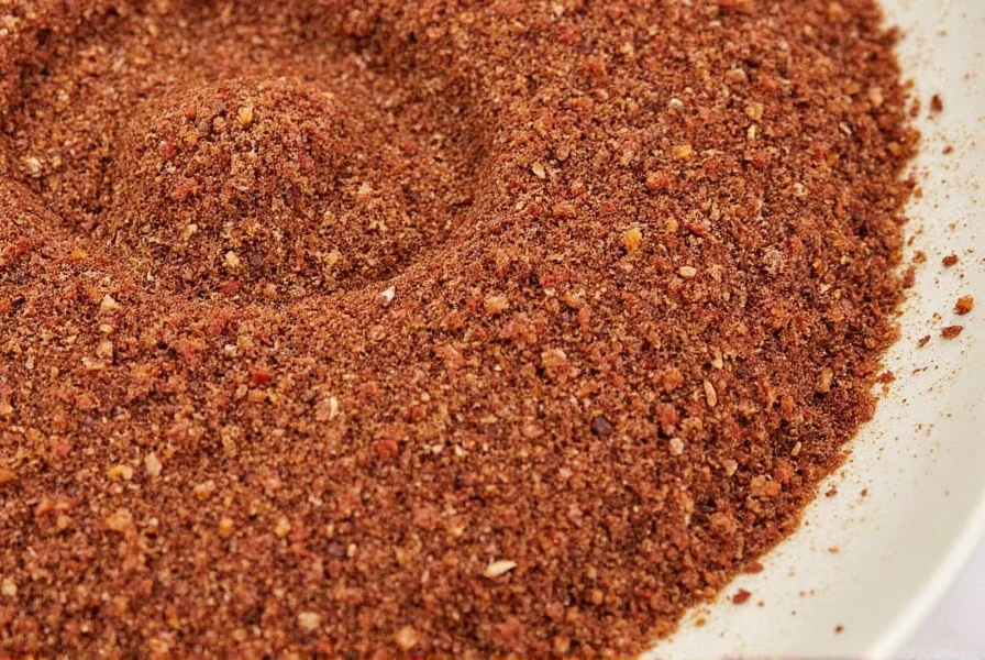 BBQ dry rub being applied to meat before grilling