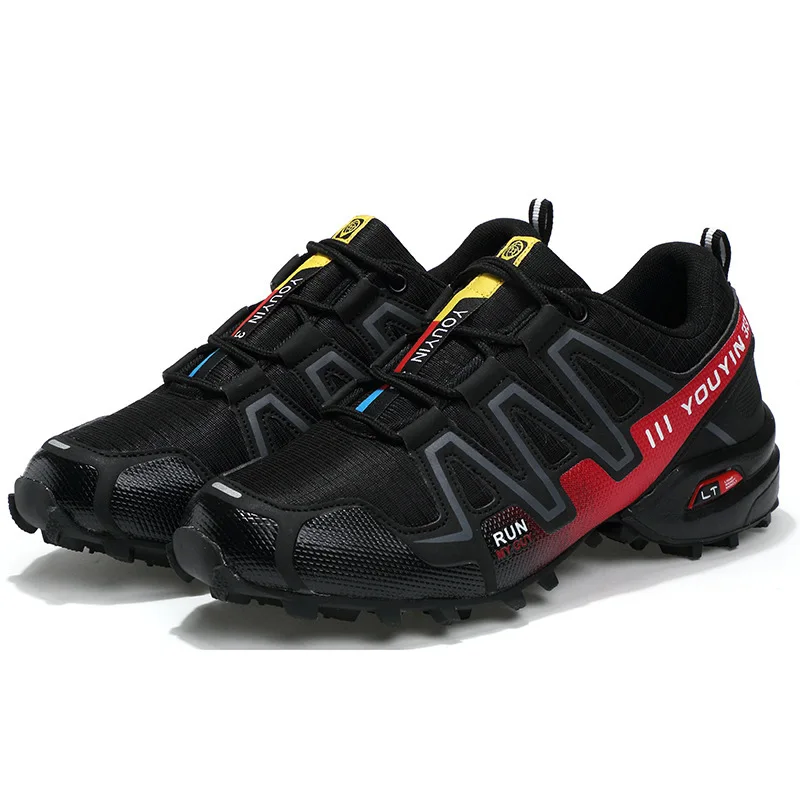 

Plus Size  unisex Mesh Breathable Hiking Shoes Outdoor Trail Mountain Climbing Sports Shoes unisex Sneakers, As picture