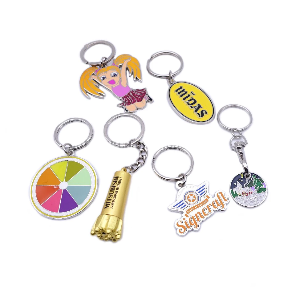 

Gold quality real key shaped keychain funny cool creative keychain