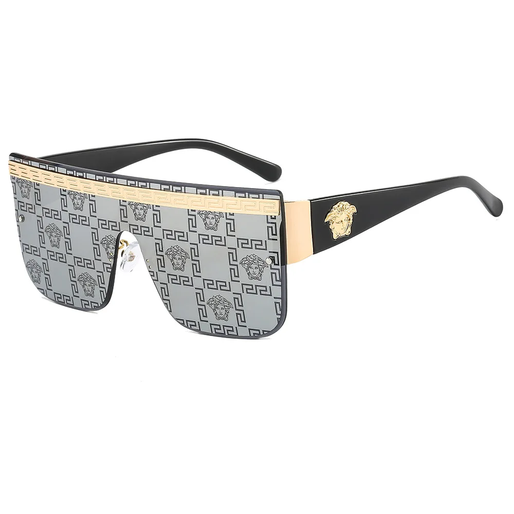 

New Arrival Fashion Luxury Oversized Rimless Watermark glasses Design Brand men sunglasses 2022