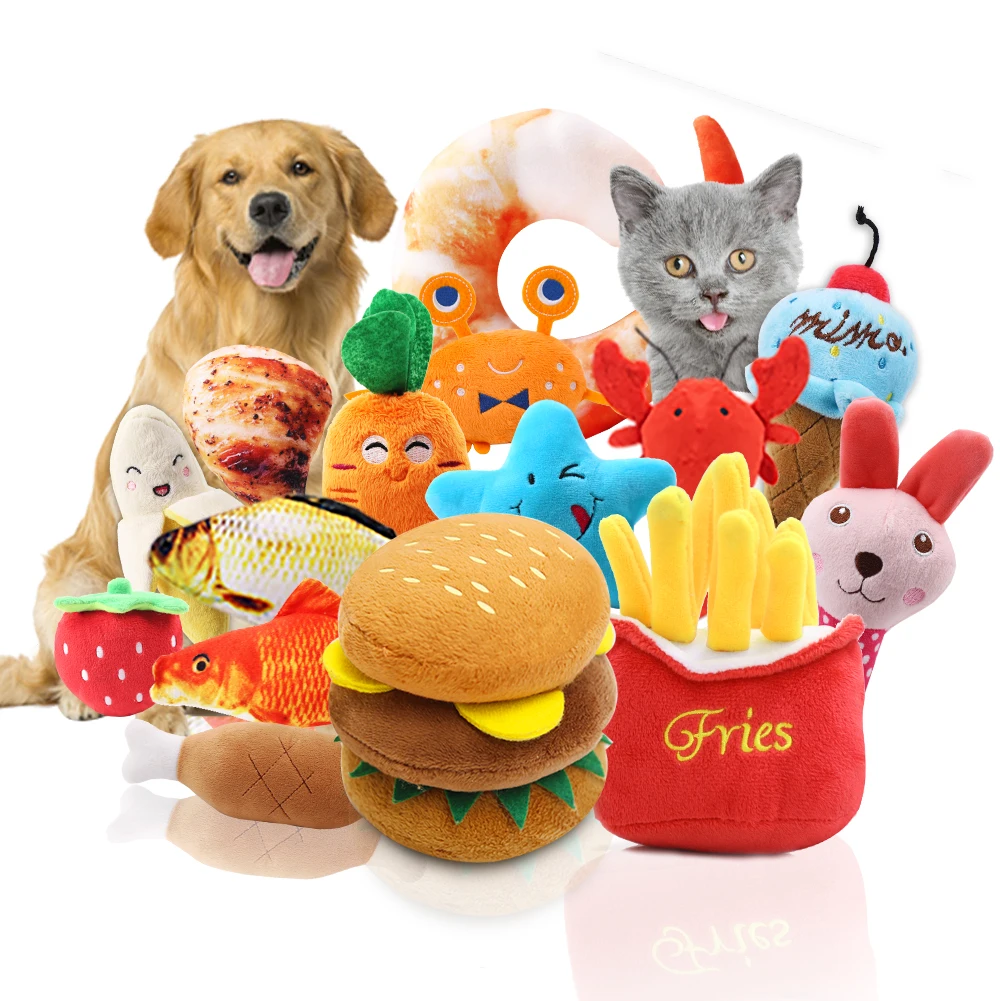 

Wholesale Pet Plush Toys Plush Chew Toy Fashion Cute Soft Durable Chew Dog plush Toys