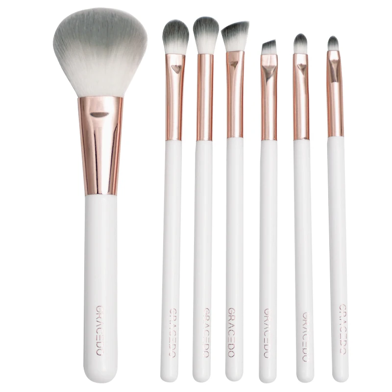 

The Whole Network Unqiue Fancy Your Own Brand 7Pcs Eye Makeup Brush Set, White