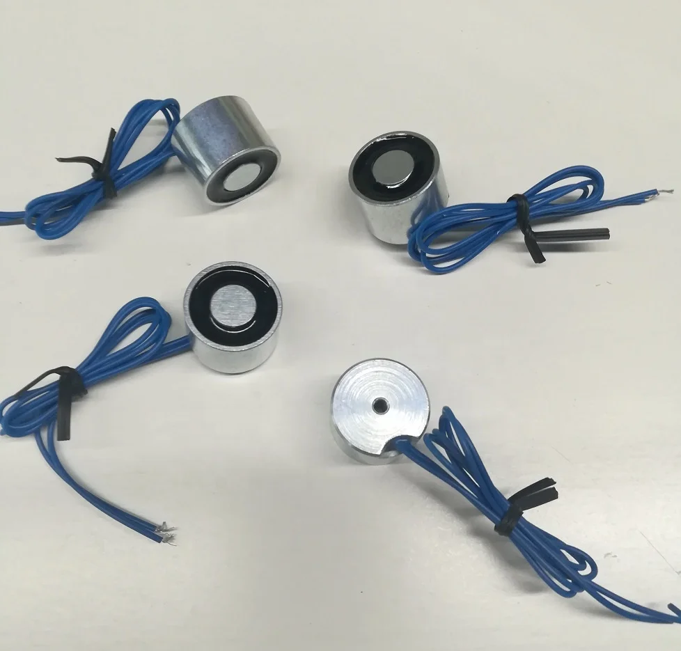 
5kgs force 5V/ 6V /12V /24V DC mini lifting electromagnet holding electromagnet 