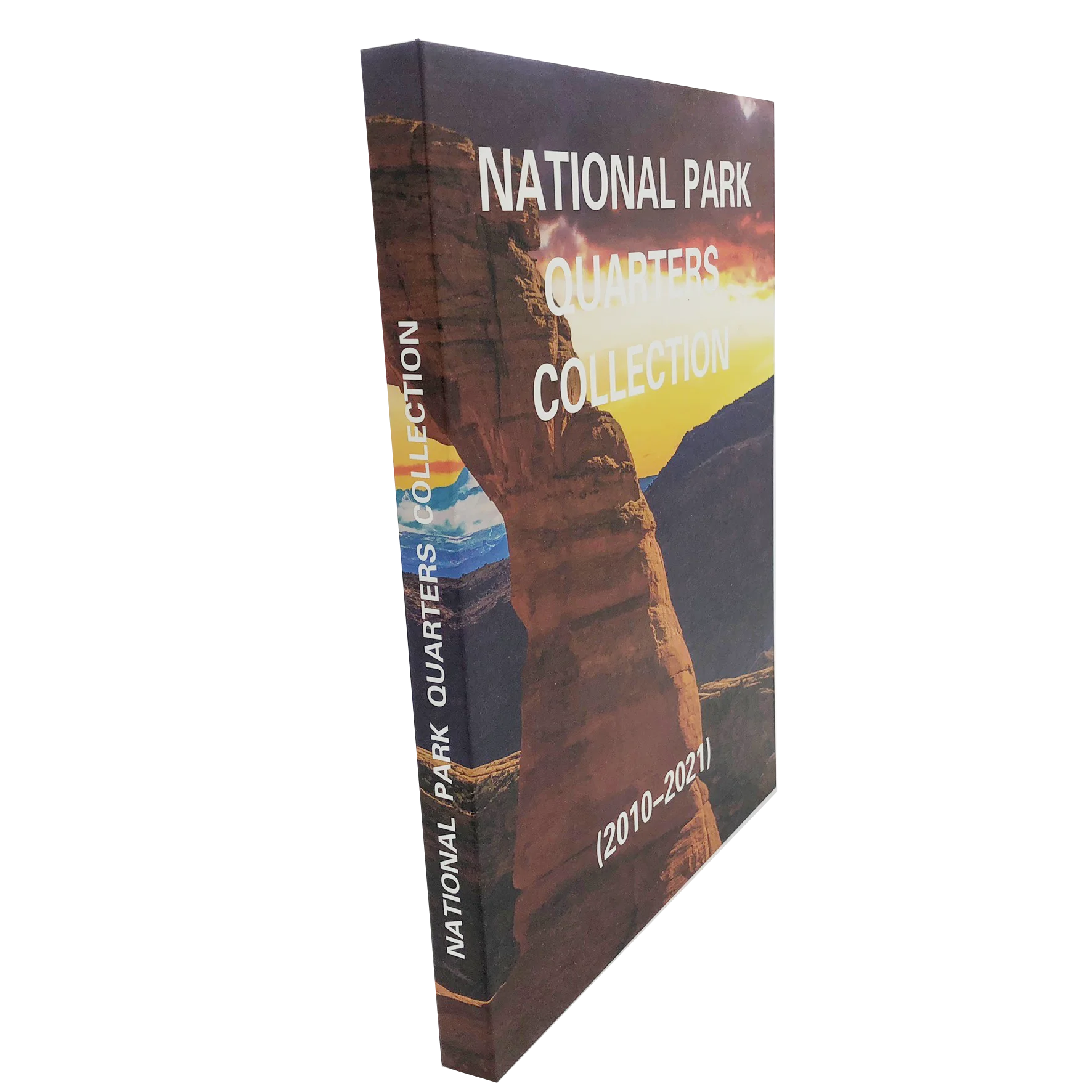 
Custom Hardcover USA National Park Quarters Coin Collector Album 