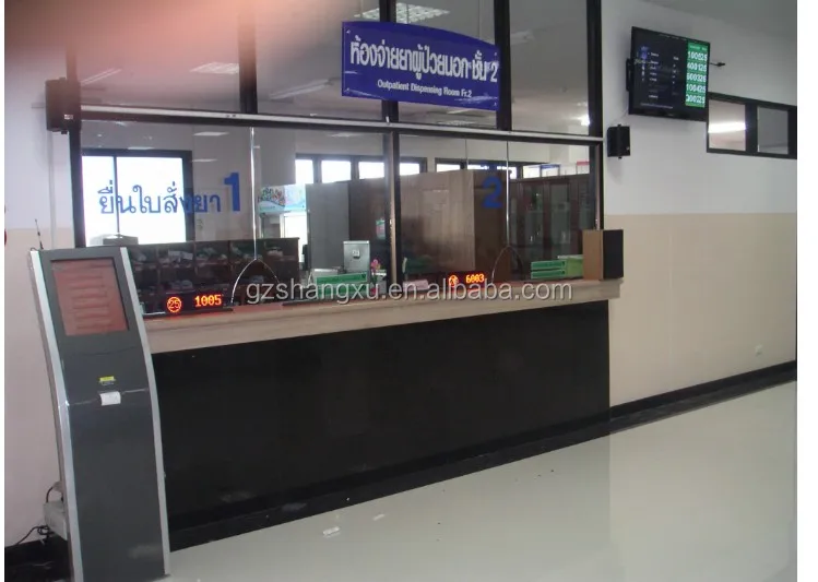 Bank/Hospital/Clinic/Pharmacy Other Service Equipment Wired and Wireless QMS Queue Management system Ticket Machine 