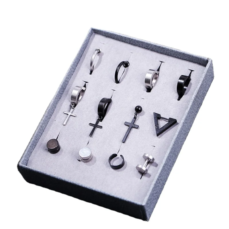

No Pierced Earrings For Men And Women Earrings Set Magnet Earrings Temperament Female Personalized Ear Clip
