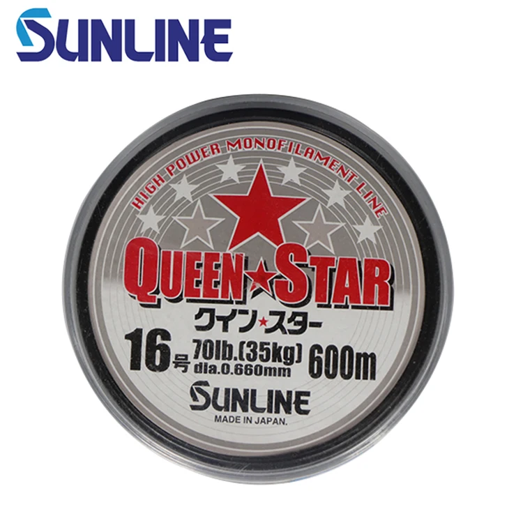 

SUNLINE fishing line nylon 500 meter monofilament nylon fishing line, Transparent