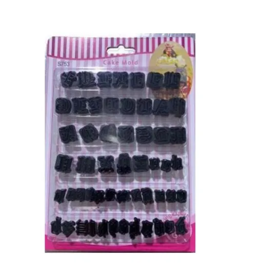 

Alphabet English letter cake embossing cutter sugarcraft fondant cake decorating imprinted mold