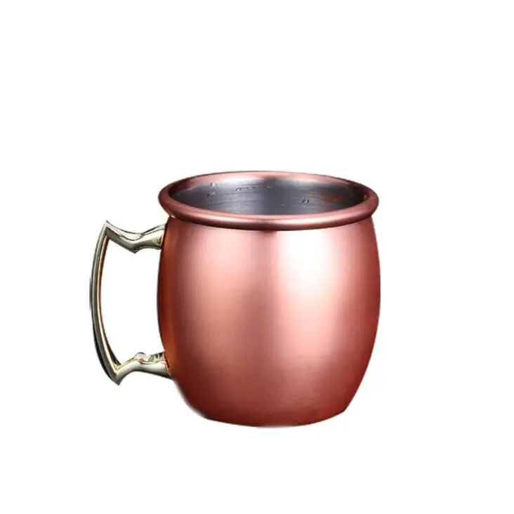 

O315 60ML Stainless Steel Copper Cocktail Glass Beer Coffee Water Mugs Mini Moscow Mule Cup