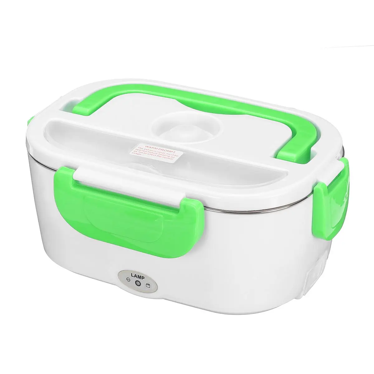 

Daily used safty hot sale electric heating lunch box 12v 24V 110V 220V US plug, Green pink blue orange