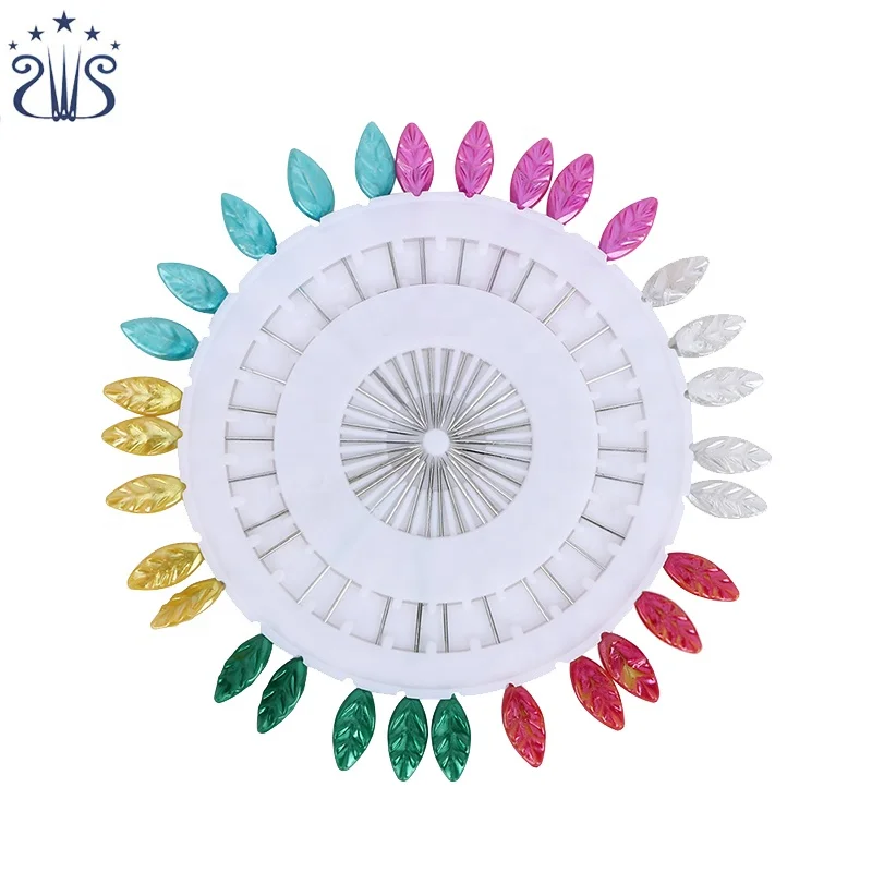 

RTS 60mm Assorted Colors Dress Marker pins Flower Push Pin head Pins