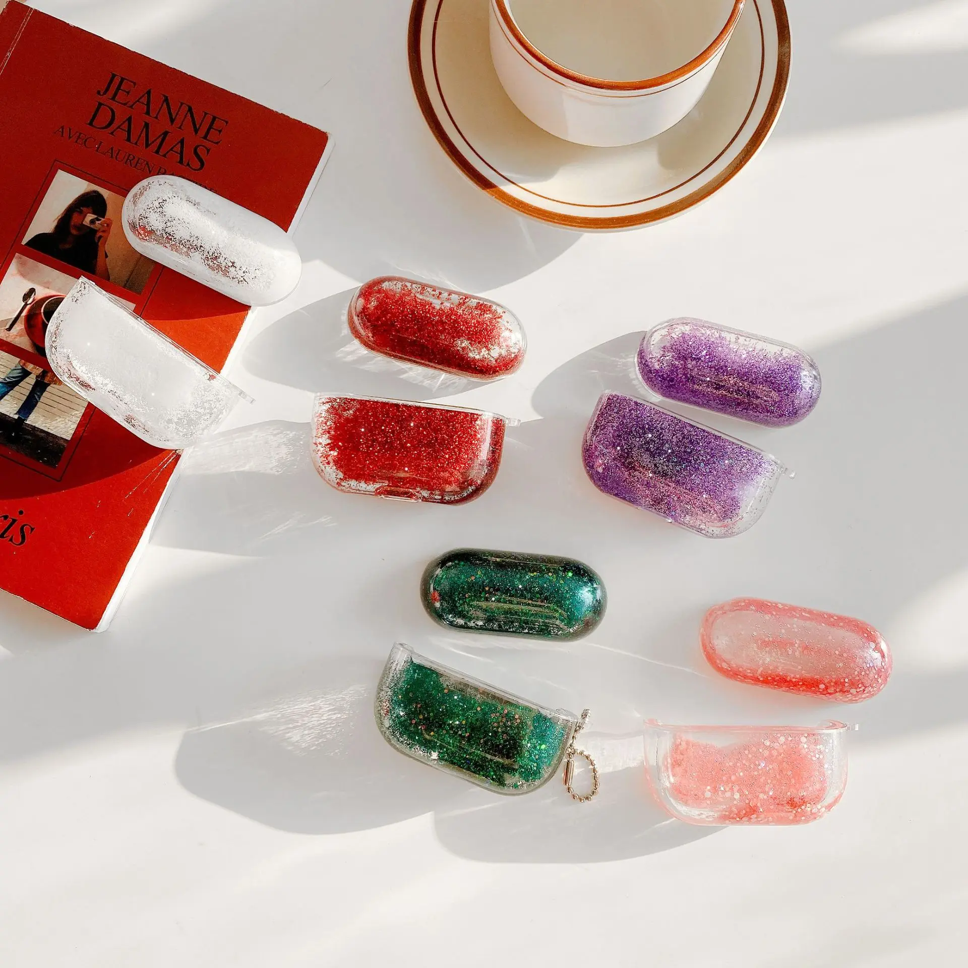 

Wholesale Luxury Bling Bling Popular Gift Set Cute Custom Hard Clear Bulk Airbuds Case Covers For Airpod 1 3 Pro Vendors Case