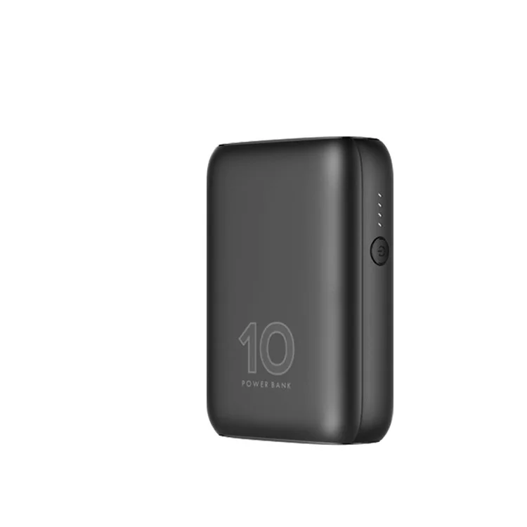 

Li-polymer Small Size Mini Portable Fast Charging PD18W 10000mah Mobile Charger Power Bank, Black, white