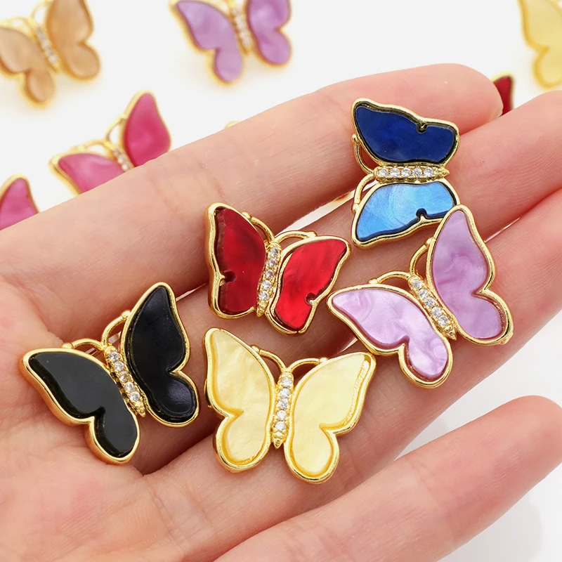 

High quality Trendy 2021 wholesale woman jewelry crystal earrings for girl 18K gold plated earring