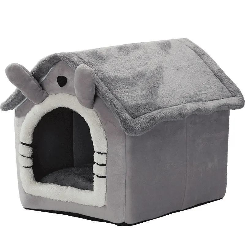 

Pet Dog kennel house indoor winter warm pet kennel four seasons versatile Foldable Foldable Comfortable Pet Cat Tent House, 8 colors