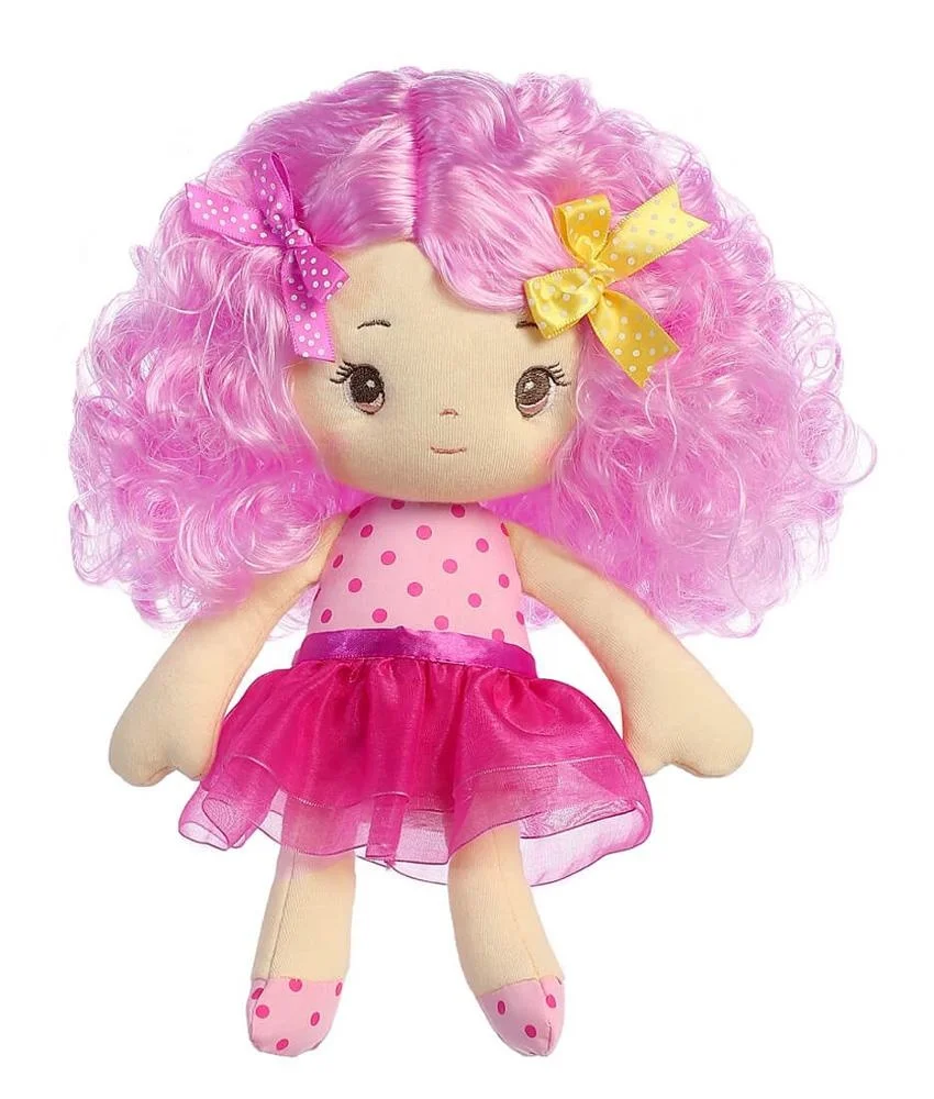 Custom Adorable Stuffed Plush Girl Doll Fabric Rag Doll For Kids - Buy