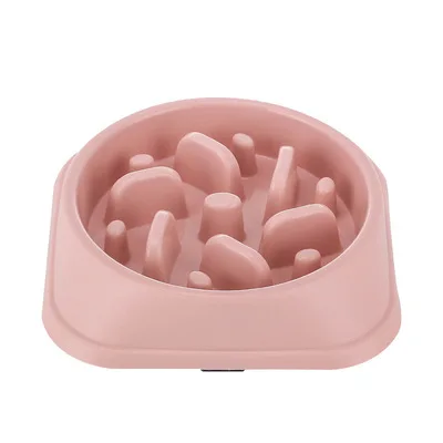

Portable Pet Dog Feeding Food Bowls Puppy Slow Down Eating Feeder Dish Bowel Prevent Obesity Dogs Supplies Dropshipping, As photo