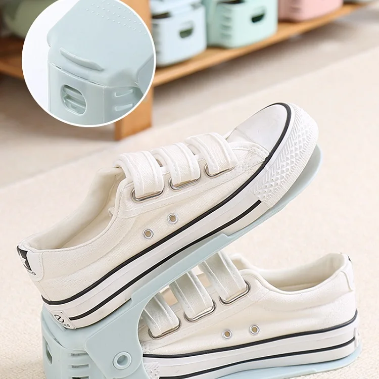 
Top Selling Plastic Shoe Rack Adjustable Shoe Slots Space Saver Shoes Organizer 