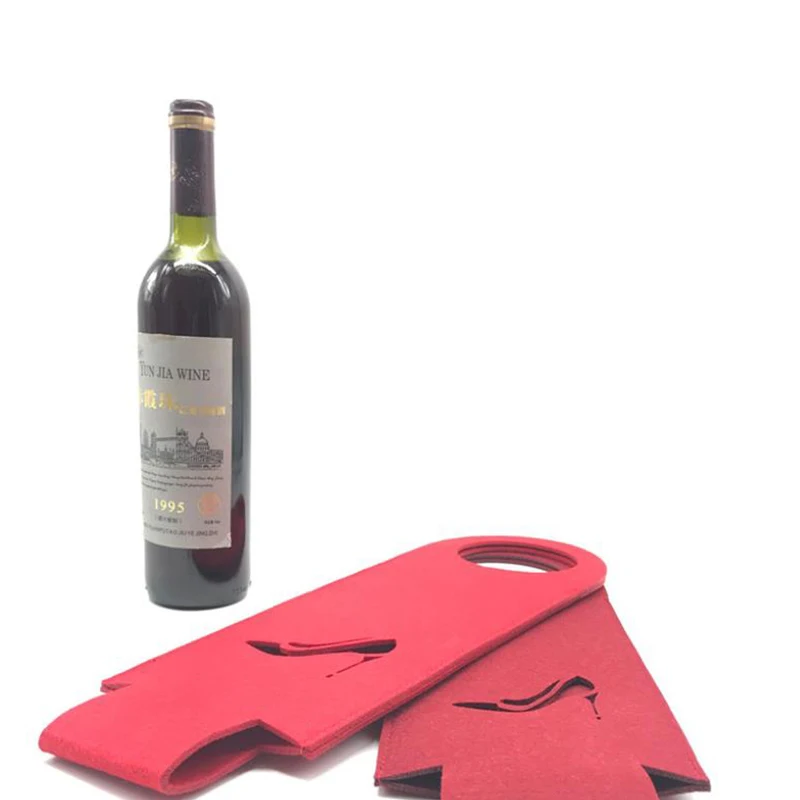 factory direct sale low cost perfume bottles 100 ml felt bag